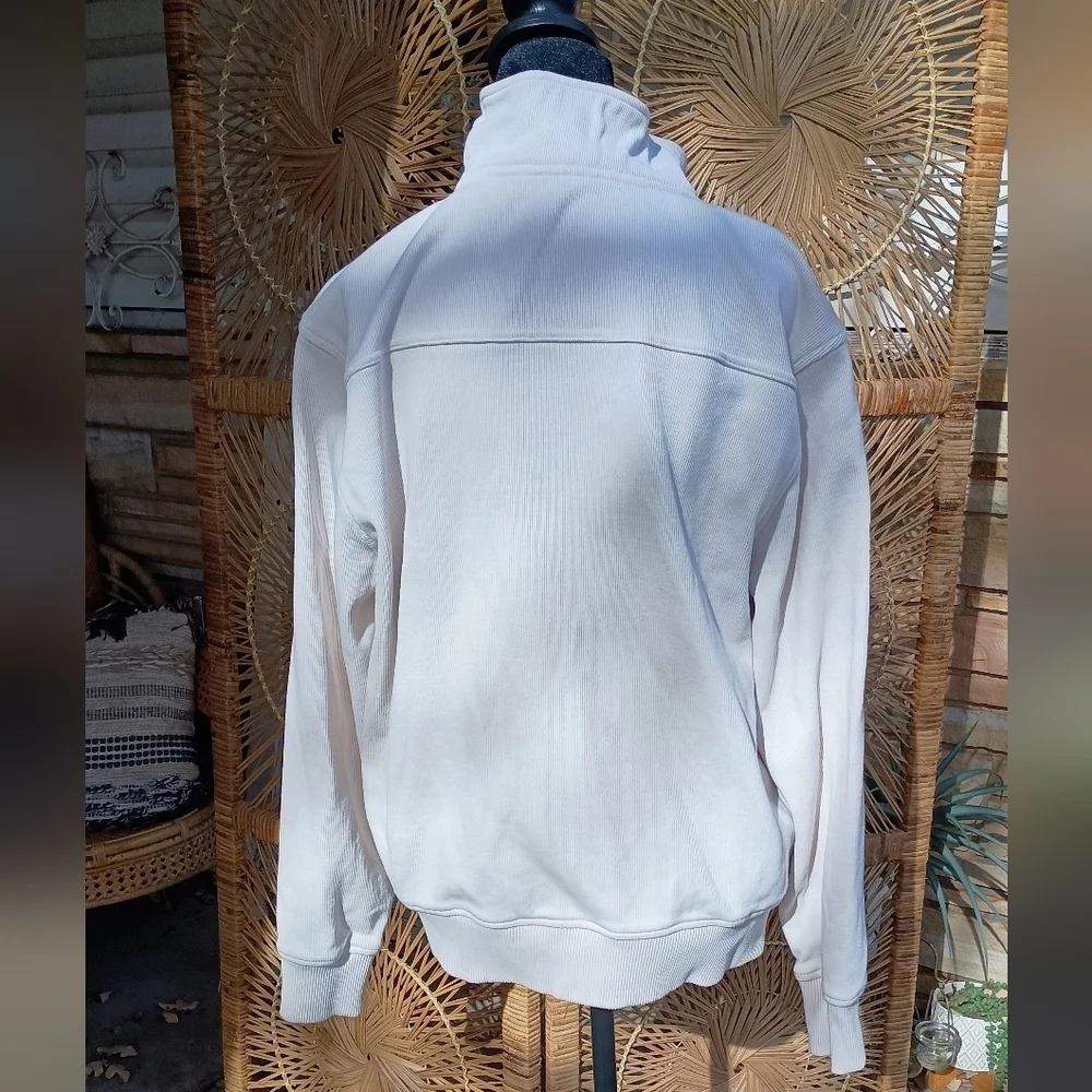 Banana Republic Off-White Bomber Jacket_Large